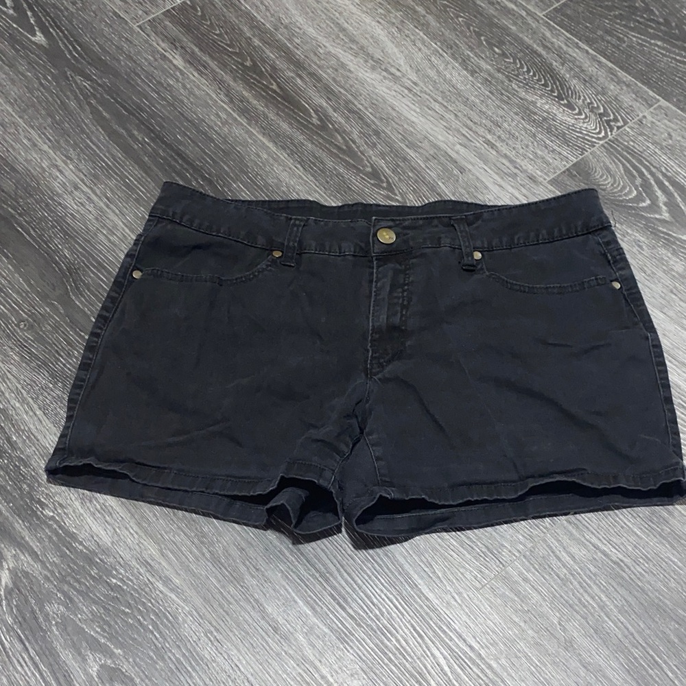 Faded Glory Black Denim Women’s Shorts
